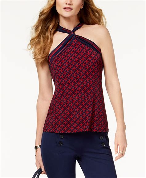 michael kors knit tops|michael kors halter tank tops.